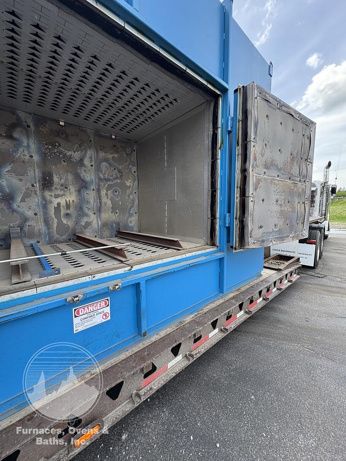 Used 120"W x 65"H x 65"L, Wisconsin Batch Oven, 1000°F, Gas Fired, EXCELLENT CONDITION