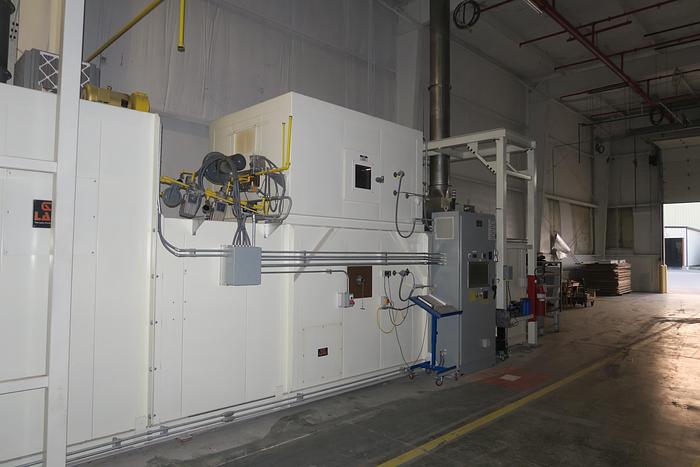 Used Lanly Conveyor Oven 44" Wide Belt, Gas Fired, 400°F, LIKE NEW