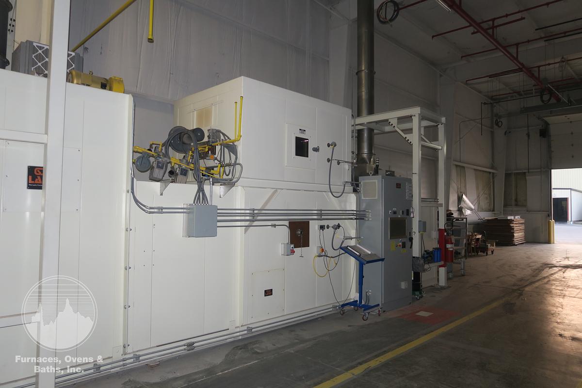 Used Lanly Conveyor Oven 44" Wide Belt, Gas Fired, 400°F, LIKE NEW