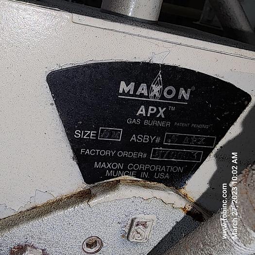 Used Ransohoff 30" Diameter Rotary Drum Washer, Gas Fired, Stainless Steel Contruction, Wash & Dry-Off