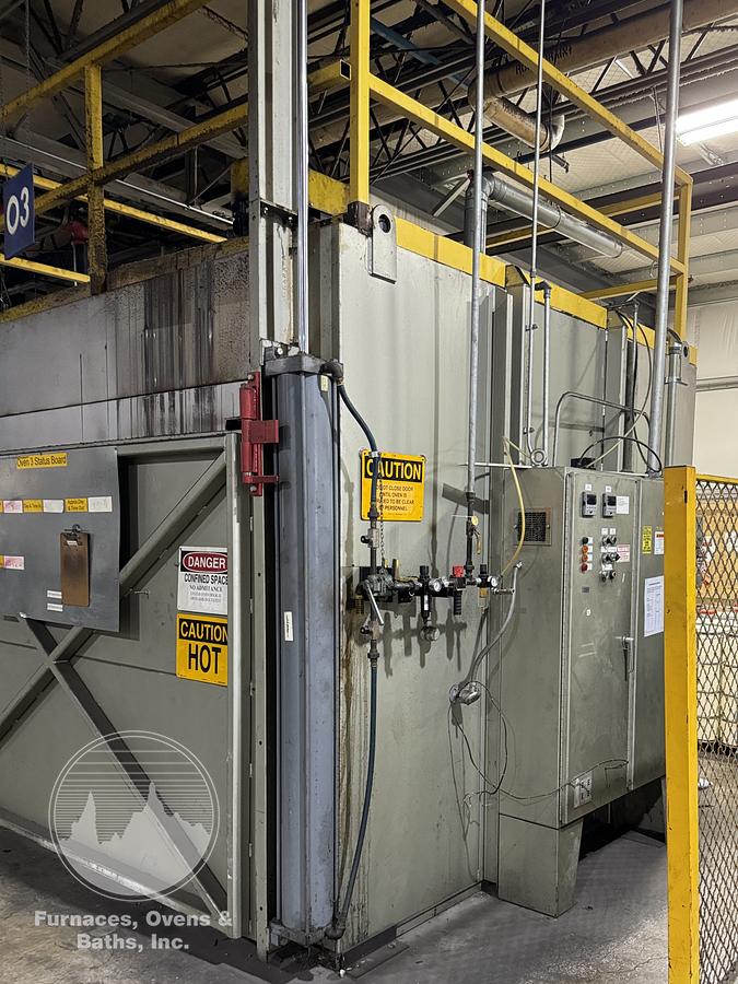 Used 96"W x 60"H x 96"L, Wisconsin Oven Corp Walk-In Oven, Electric, 1050°F