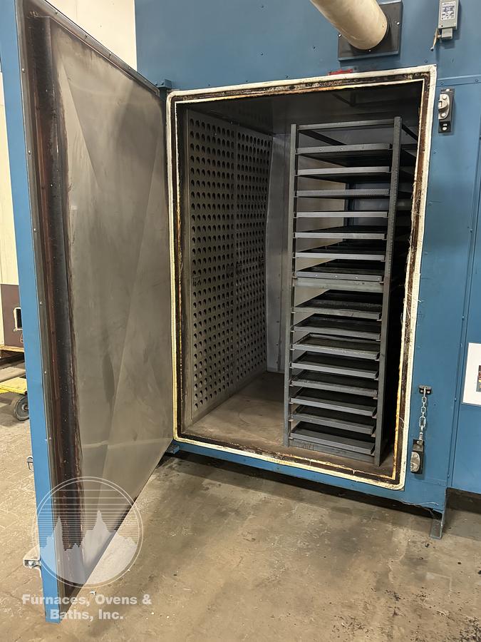 Used 48"W x 72"H x 48"L, Gruenberg, Electric Walk-In Oven, Solvent Rated, 450°C/842°F