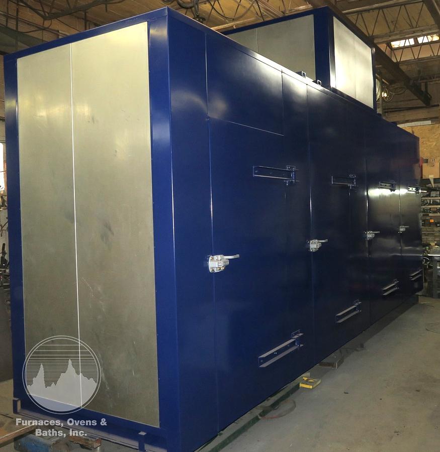 Refurbished 36"W x 72"H x 36"L x 4, Detroit Industrial, Gas Fired 4 Compartment Batch Oven