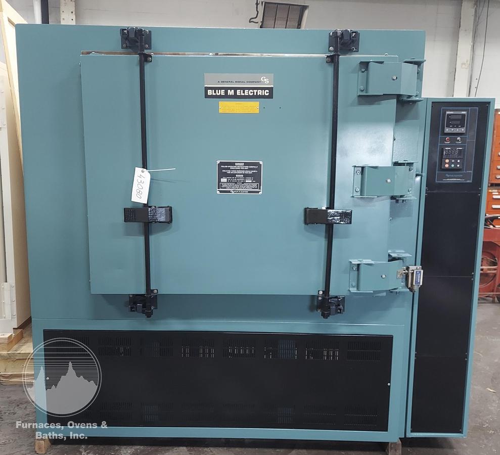 Used 48"W x 36"H x 24"L Blue M CW-9980F Solvent Rated Cabinet Oven, 1300°F, Electric