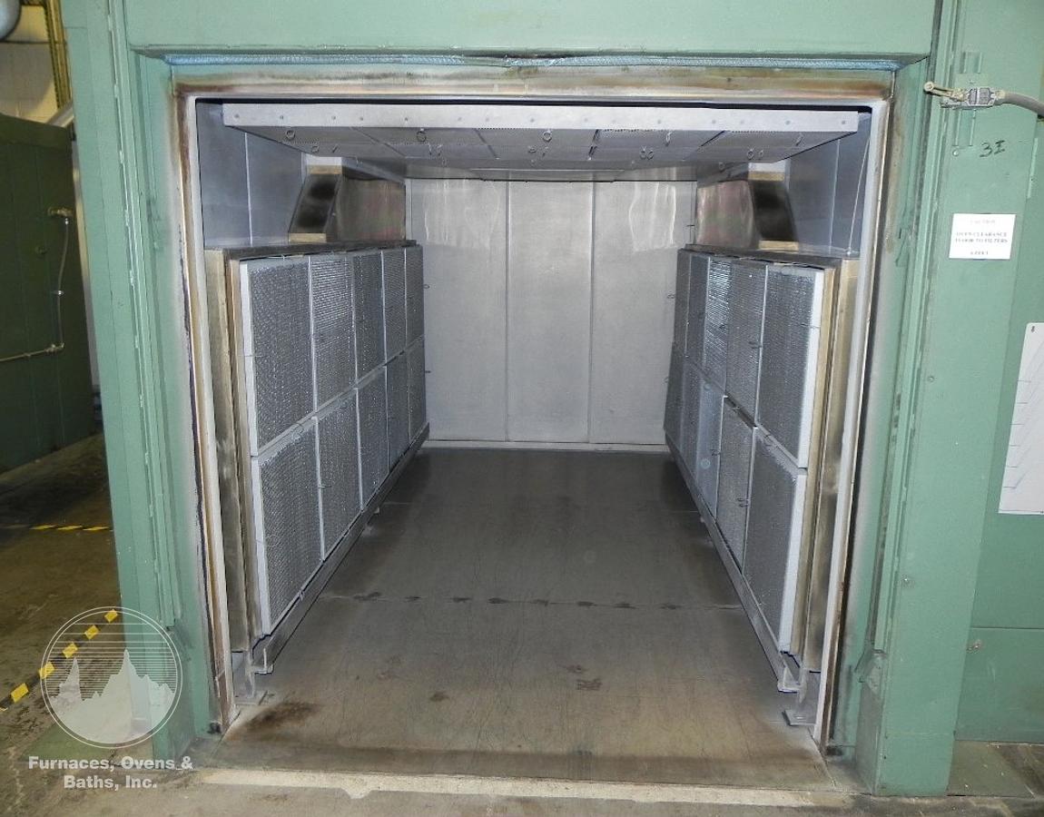Used 72"W x 72"H x 132"L (11'), Wisconsin Walk-In Oven SWT-6116-E, 600°F, Electric, Powered Exhaust
