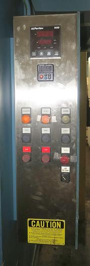 Used 66"W x 42"H x 53"L, Grieve HC-500 Cabinet Oven, Gas Fired, Double Doors, Double Ended