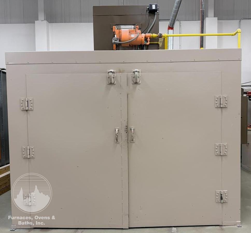 Used 96"W x 78"H x 168"(14')L, Wisconsin/Applied Heat Walk-In Oven, 500°F, Gas Fired