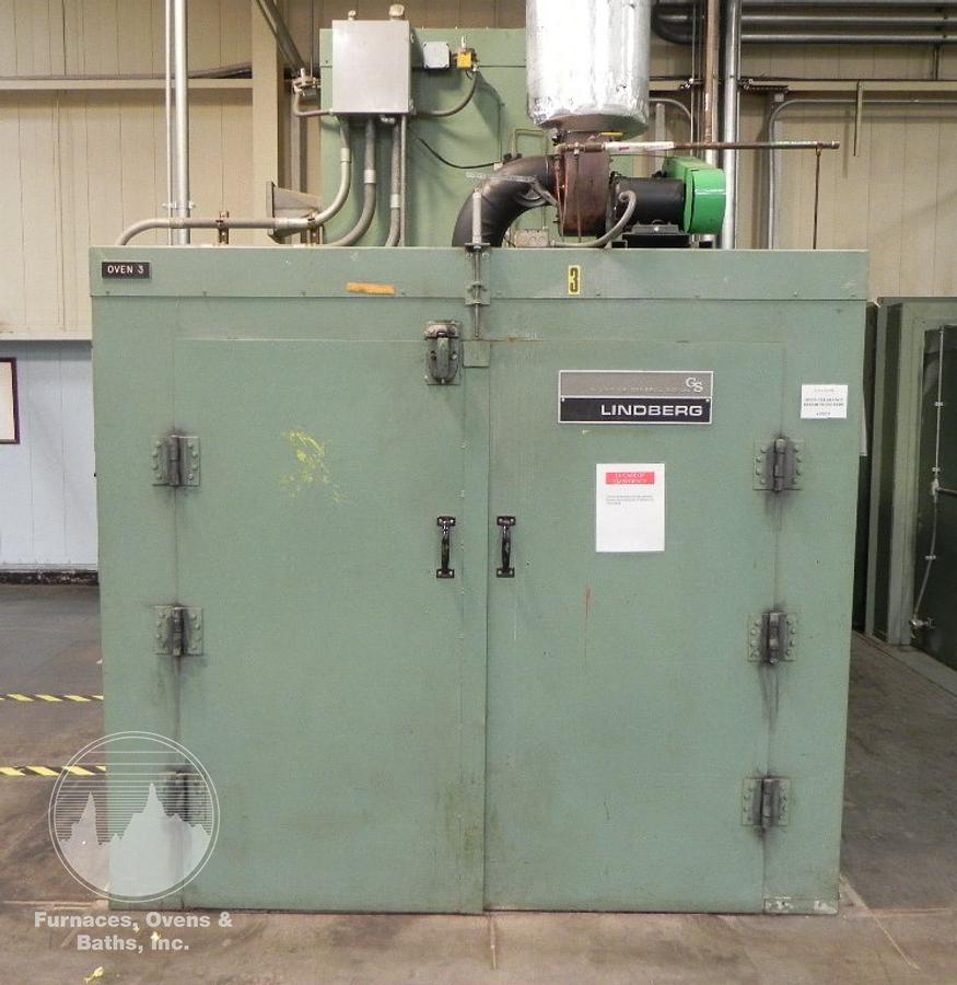 Used 72"W x 72"H x 168"L (14'), Lindberg Walk-In Oven 73-SH-7216872-6, 600°F, Electric, Powered Exhaust