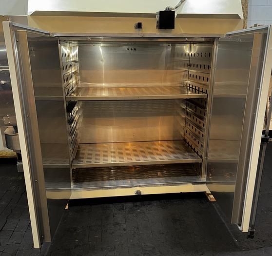 Used 48"W x 48"H x 24"L, Blue M DCW-326 Cabinet Oven, Stainless Steel Interior, 600°F, Power Exhuast