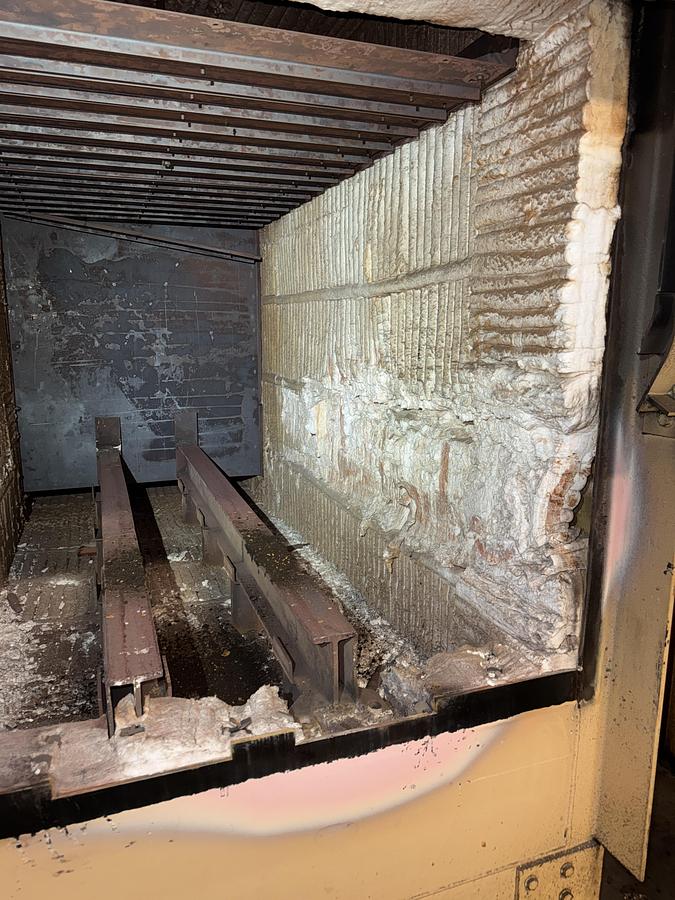 Used 36"W x 30"H x 72"L, Gasbarre, 1300°F, Gas Fired, Fiber Lined, 6000 Pound Capacity