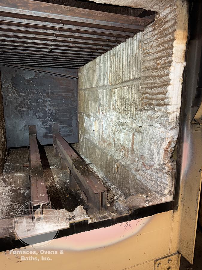 Used 36"W x 30"H x 72"L, Gasbarre, 1300°F, Gas Fired, Fiber Lined, 6000 Pound Capacity