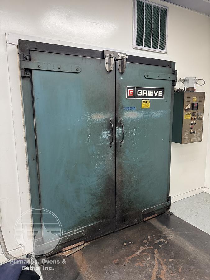 Used 60"W x 72"H x 72"L Grieve WRC566-500 Electrically Heated Walk-In Oven, 500°F