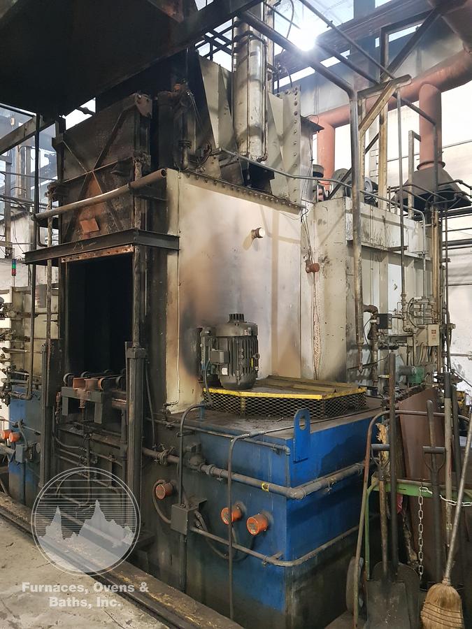 Used Surface Combustion Super Allcase Integral Quench Furnace, 36"W x 36"H x 48"L, Gas Fired, 1750°F, Top Cool, SSi Controls