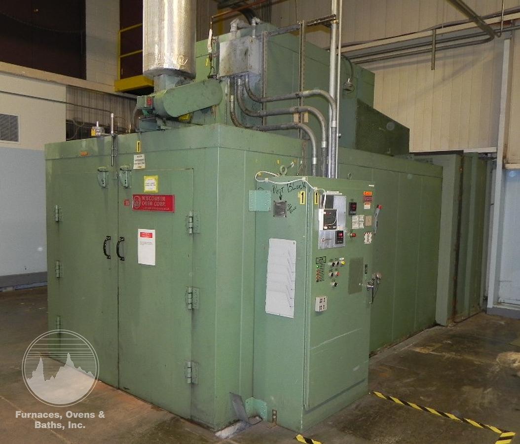 Used 72"W x 72"H x 168"L (14'), Wisconsin Walk-In Oven SWT-6146-E, 600°F, Electric, Powered Exhaust