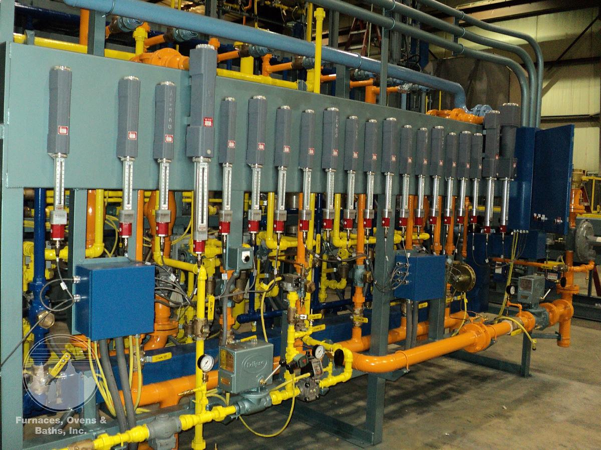 Used Williams Industrial Furnace 2 Row Pusher Furnace 30" x 30" Trays