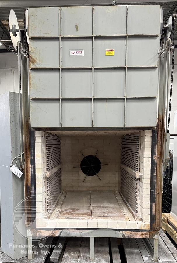 Used 36"W x 36"H x 60"L, Lucifer Furnace 42-V60, Electric, 1200°F