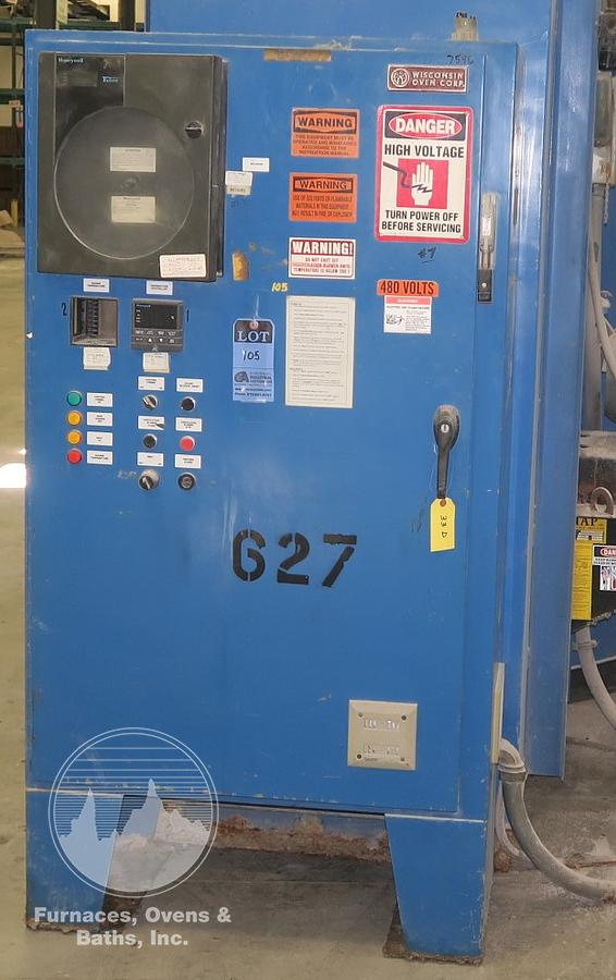 Used Wisconsin Pit Furnace 38" x 48", Electric, 1250°F