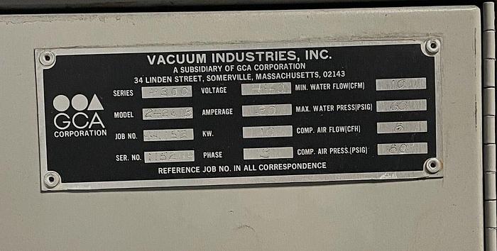 Used Vacuum Industries Vacuum Induction Melting, VIM, Inductotherm VIP Power-Trak 20-96