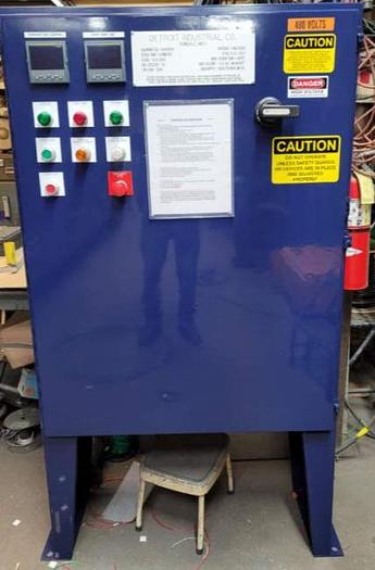 36"W x 72"H x 36"L x 4, Detroit Industrial, Gas Fired 4 Compartment Batch Oven