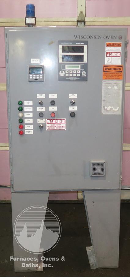 Used 72"W x 72"H x 84"L, Wisconsin, 500°F, Gas Fired
