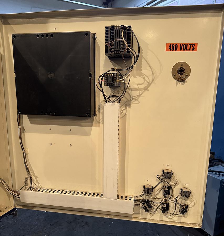 Used 60"W x 54"H x 36"L E.J. Callhan Cabinet Oven, 400°F, Electric, Stainless Steel Interior, Vacuum Composite Oven