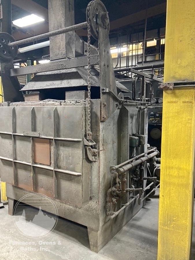 Used 48"W x 24"H x 48"L, Surface Combustion, Direct Fired Box Furnace, Gas Fired, 2000-F, Fiber Lined