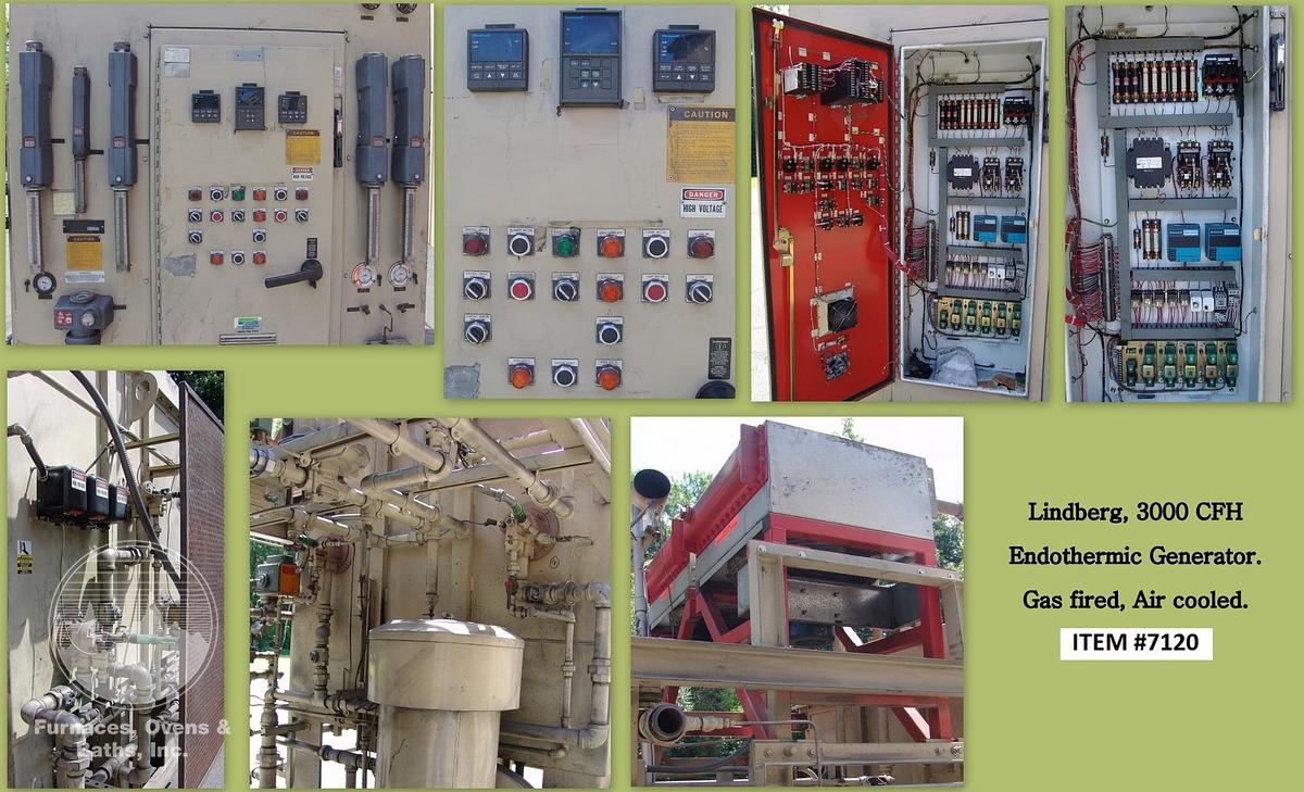 Used 3000 CFH Lindberg Endothermic Gas Generator