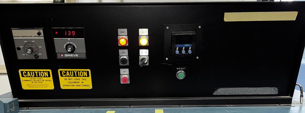 Used 36"W x 36"H x 48"L Grieve AG-500, Electric, 500-F