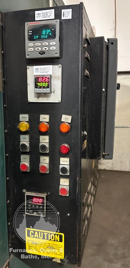Used 72"W x 72"H x 120"L, Grieve B4-500 Walk-In Oven, 500°F, Gas Fired, Solvent Rated