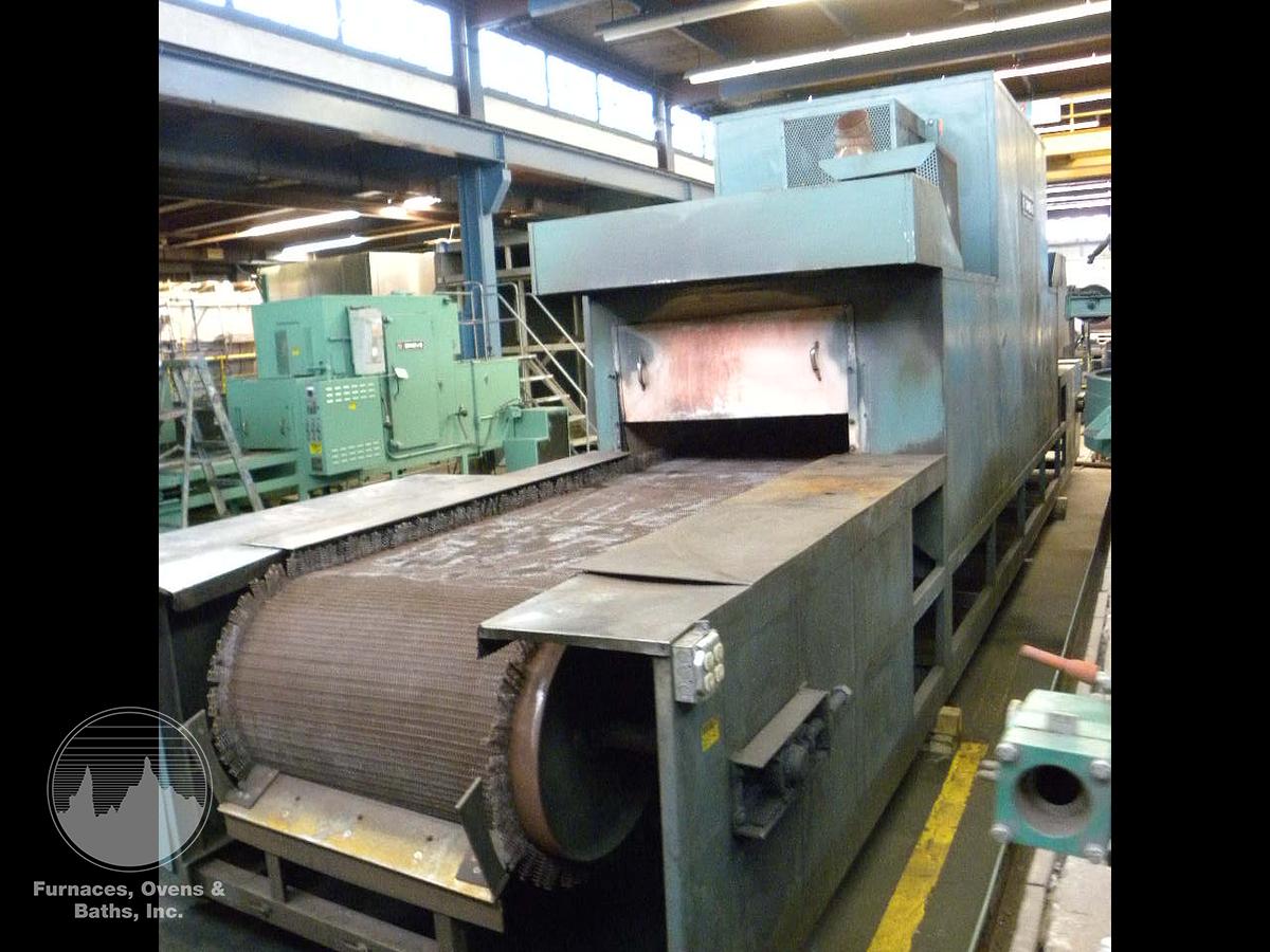 Used 36"W x 17"H x 16'L Grieve Belt Conveyor Oven, Gas Fired, 750-F