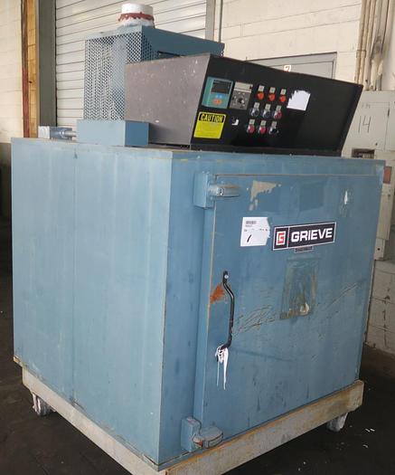 Used 36"W x 36"H x 36"L, Grieve AB-500, Electric, 500-F/400-F w/Solvents