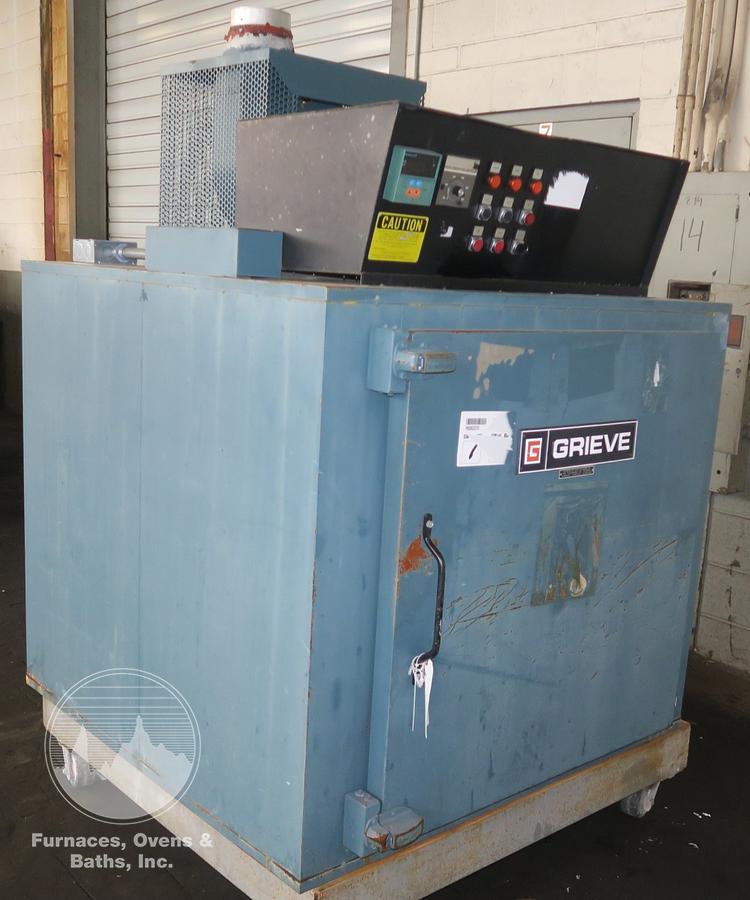 Used 36"W x 36"H x 36"L, Grieve AB-500, Electric, 500-F/400-F w/Solvents