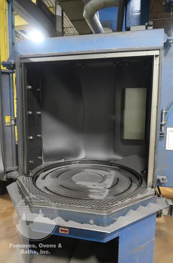 Used Wheelabrator 48” Diamter Table Shot Blast w/Dust Collector