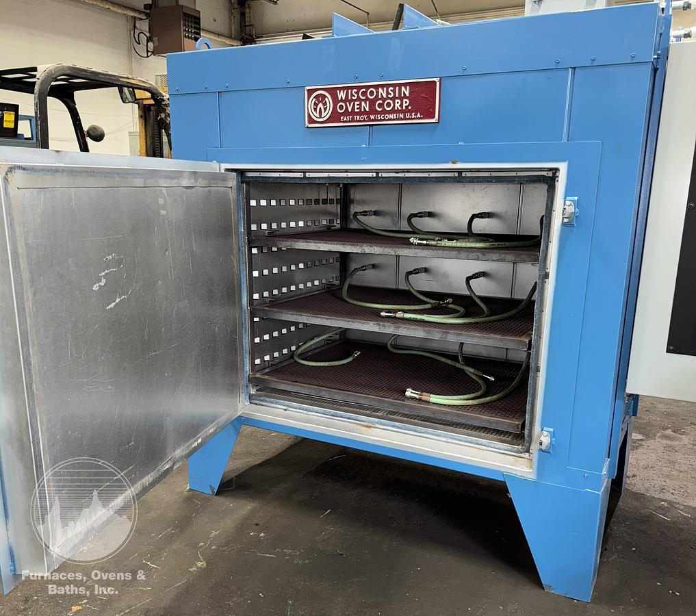 Used 48"W x 36"H x 36"L Wisconsin Cabinet Oven, 650°F, Electric, Vacuum Composite Cure