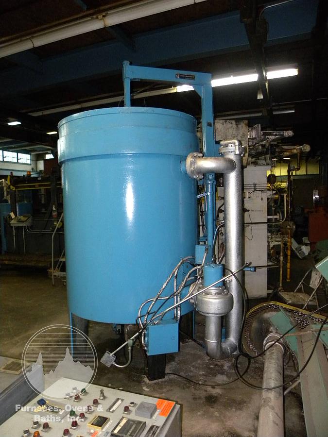 Used L&N/Lindberg Pit Nitrider, 28" Dia. x 48"Dp, Electric, 1200°F