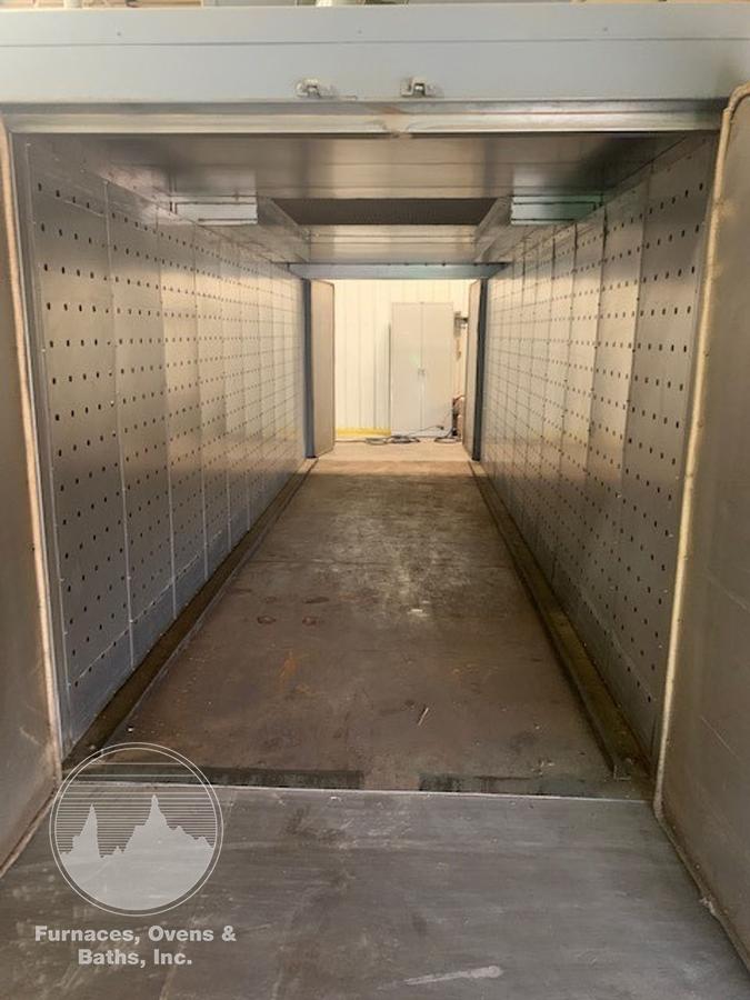 Used 84"W x 84"H x 264"L (22'L), Lewco, Electric Walk-In Oven, 500°F, Double Ended