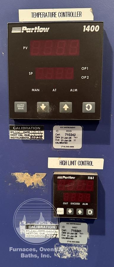 Used 60"W x 54"H x 36"L E.J. Callhan Cabinet Oven, 400°F, Electric, Stainless Steel Interior, Vacuum Composite Oven