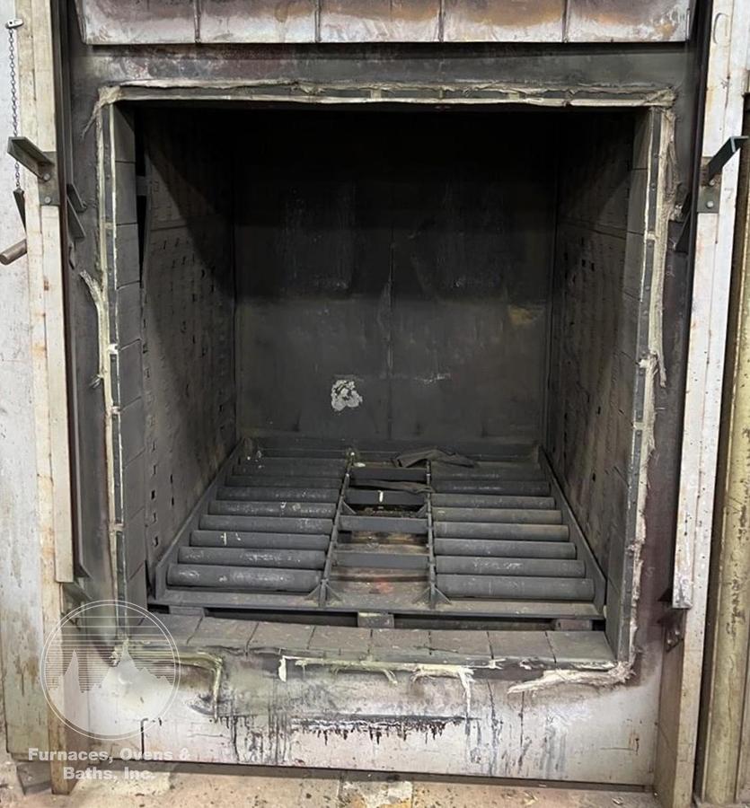 Used 48"W x 48"H x 48"L Lindberg Box Tempering Furnace, 1250°F, Electric