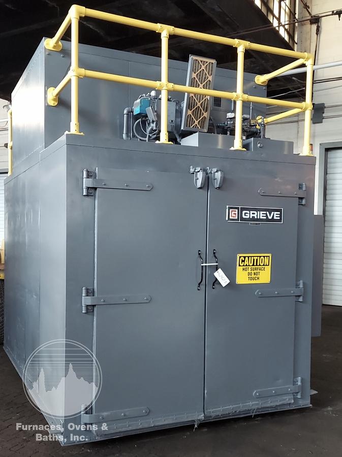 Used 72"W x 78"H x 120"L, Grieve WTC6106-650 Walk-In Oven, 650°F, Gas Fired