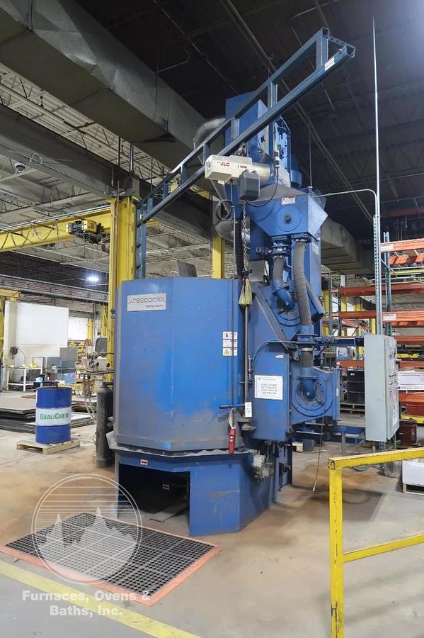 Used Wheelabrator 48” Diamter Table Shot Blast w/Dust Collector