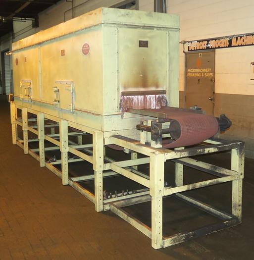 Used 19"W x 18" High x 120" Long, New England Oven Belt Conveyor Oven, Electric, 850-F