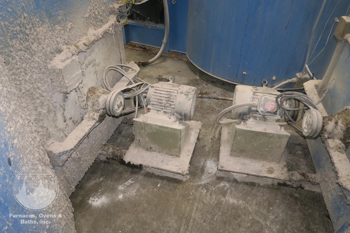 Used 38" Diameter x 48" Deep Lindberg 12-EC-3848-12 Pit Cyclone Pit Furnace, 1250°F, Electric