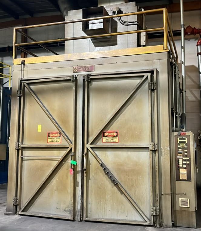 Used 120"W x 120"H x 168"L, Wisconsin Walk-In Oven SWH-101410-E, 500°F, Electric