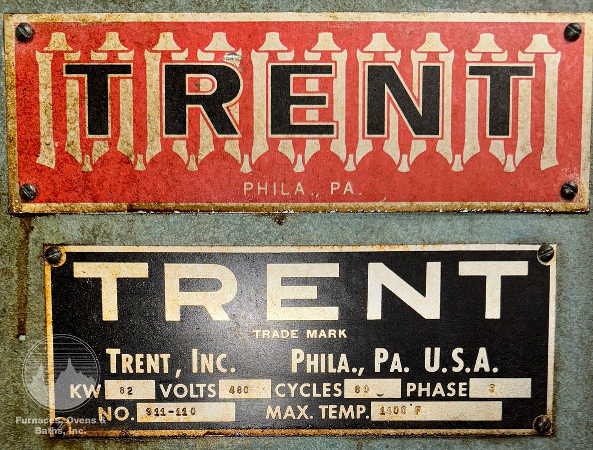 Used 48"W x 48"H x 96"L, Trent Box Temper Furnace, Electric, 1400°F