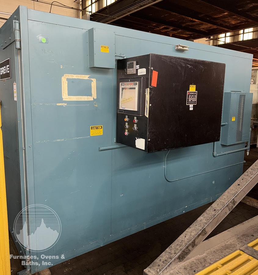 Used 60"W x 72"H x 96"L, Grieve B3-500 Electric Walk-In Oven, 500°F, Vacuum Ports