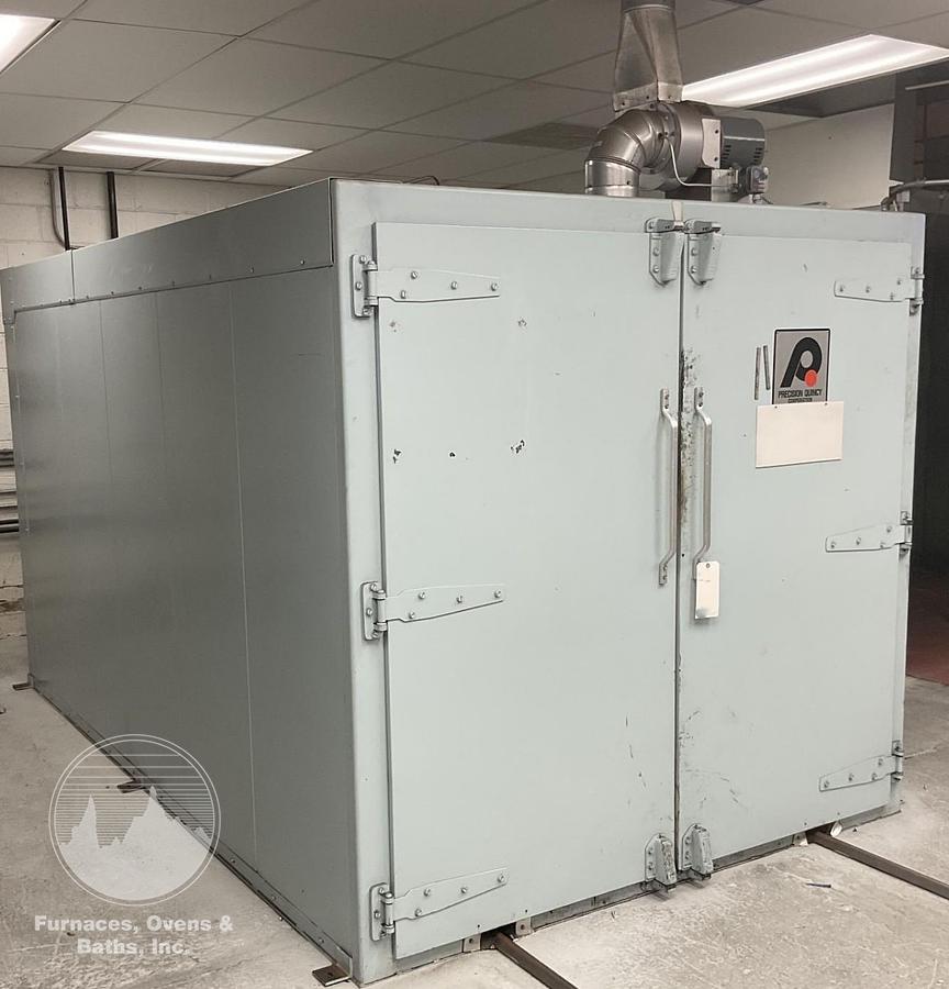 Used 60"W x 72"H x 96"L, Precision Quincy, Gas Fired Walk-In Oven, 500°F, Solvent Rated , Class A