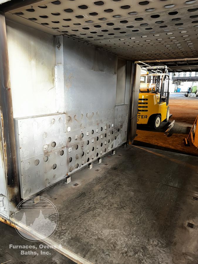 Used 72"W x 78"H x 120"L, Grieve WTC6106-650 Walk-In Oven, 650°F, Gas Fired