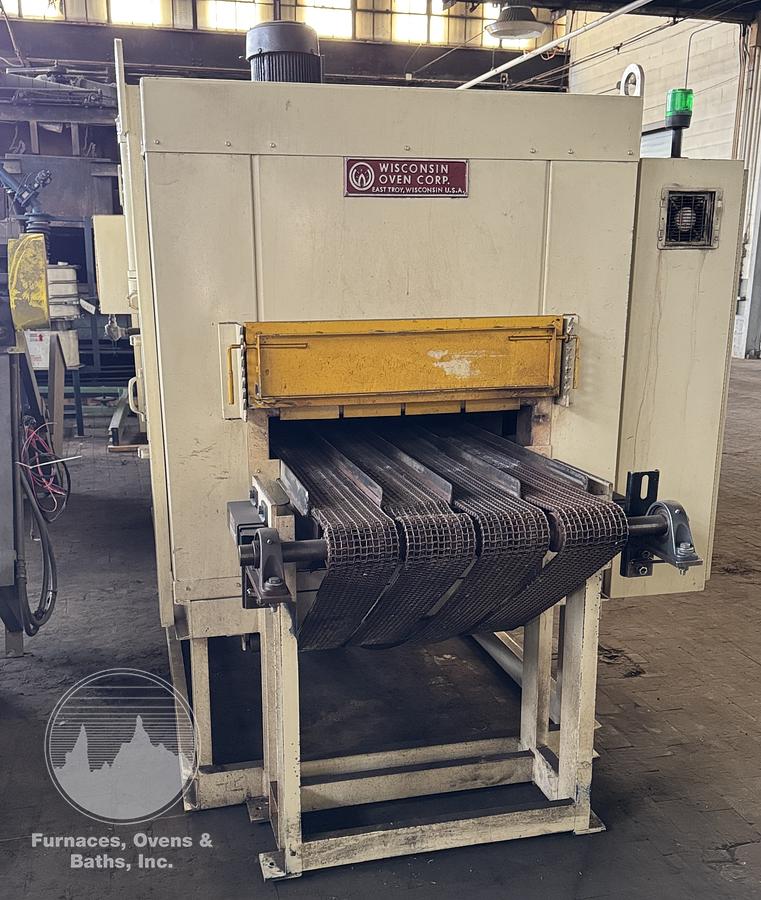 Used 20"W x 9" High x 15' Long, Wisconsin Belt Conveyor Oven, Electric, 500-F, w/Cooling