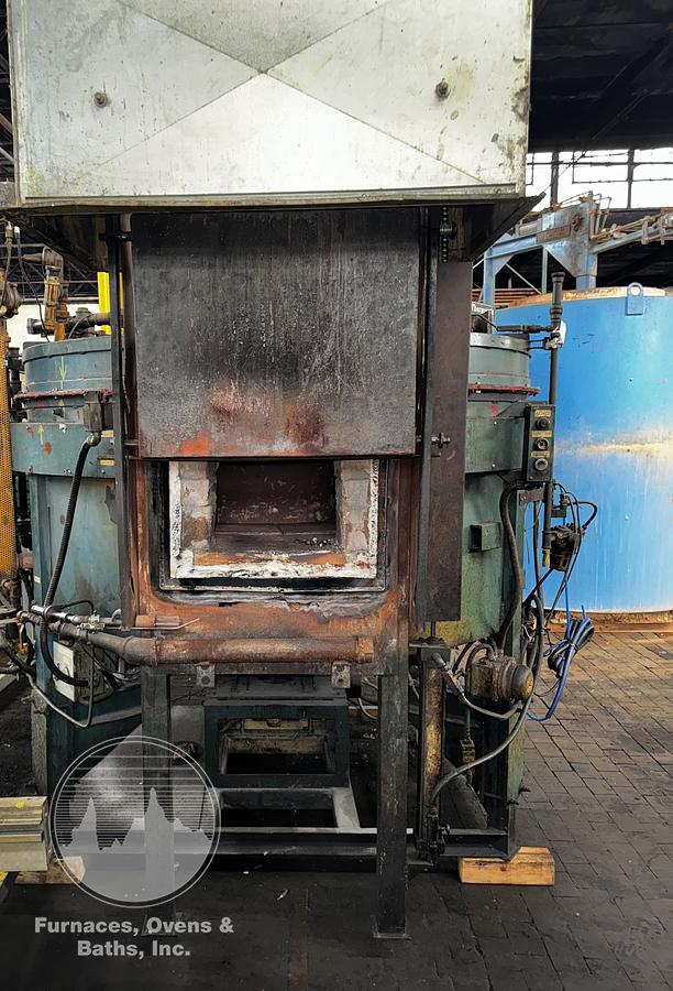 Used Thermcraft Atmosphere Rotary Hearth Furnace - 48” Diameter Hearth, 14” wide x 11” high opening, 1700-F