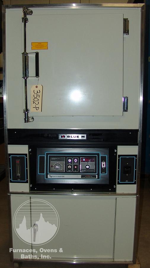 Used 16.5''W x 19.7"H x 18"L Blue M 206 Inert Gas Clean Room Cabinet Oven, 500°F, 208V Single Phase